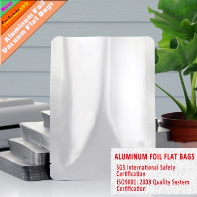 5 pcs Wholesale 3-side Heat Seal Aluminum Foil Bags Vacuum Packaging for Food Supplies